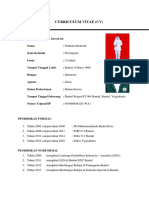 Curriculum Vitae Fatihatur Rohmah