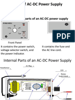 Internal Parts of An AC-DC Power Supply
