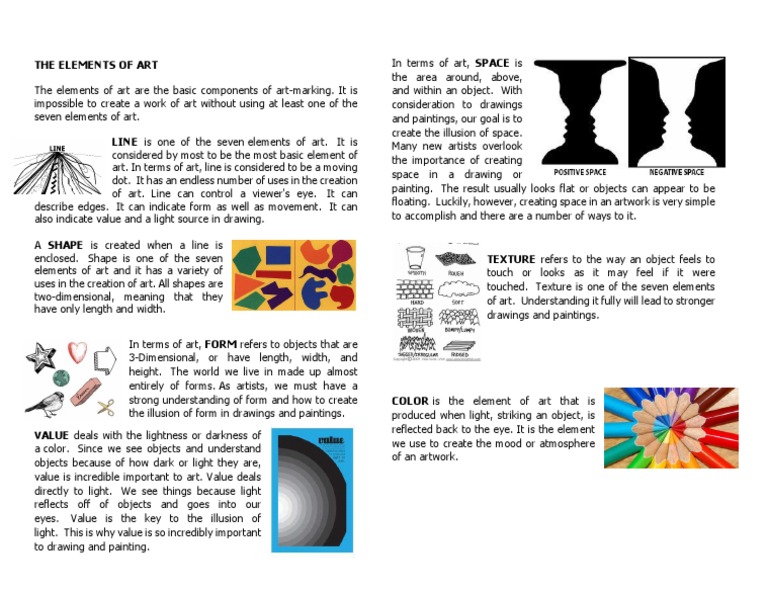 Elements of Art | PDF | Drawing | Art Media