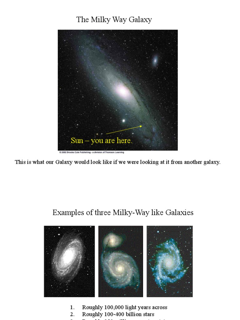 Milky Way Galaxy Pdf Milky Way Stars