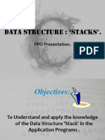 Data Structure: Stacks'.: PPO Presentation