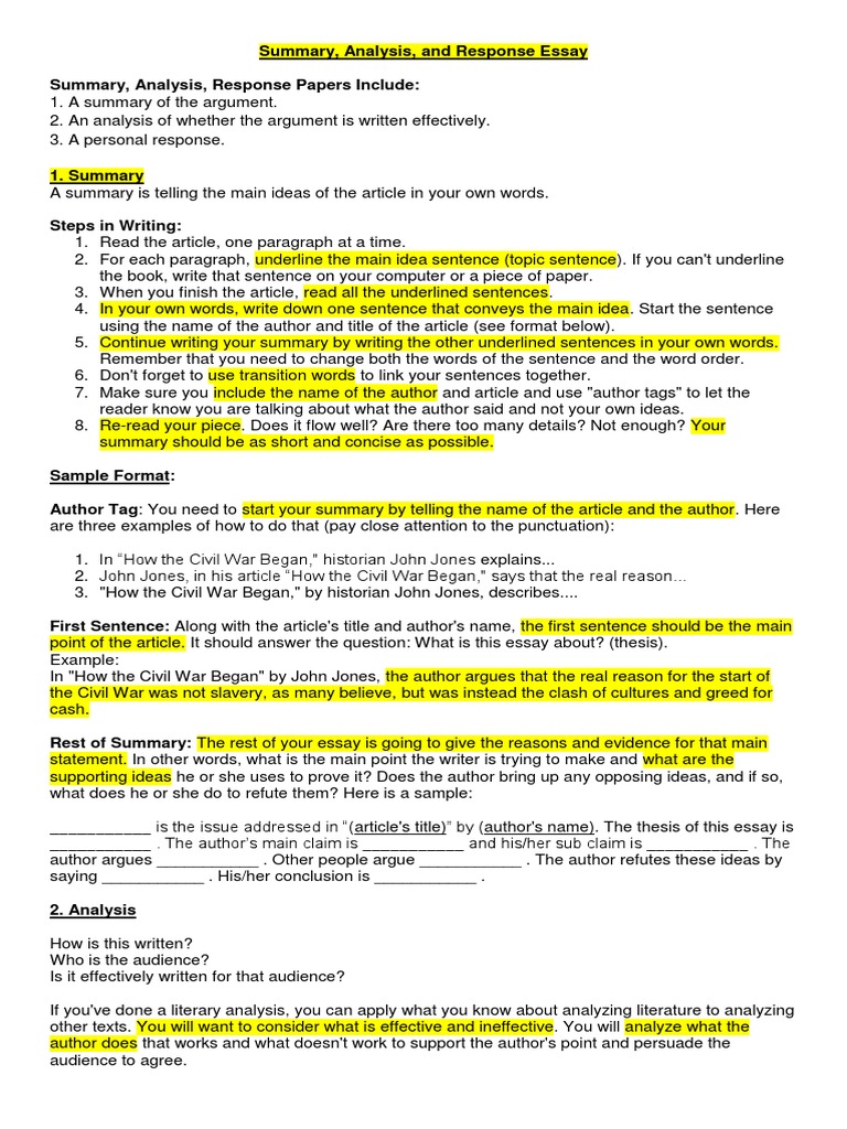 Summary analysis essay topics picture