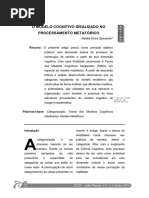 O MODELO COGNITIVO IDEALIZADO NO PROCESSAMENTO METAFÓRICO