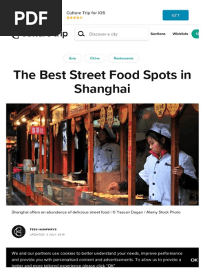 Street food shanghai