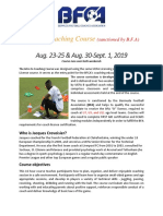 Intro To Coaching Course Information PDF