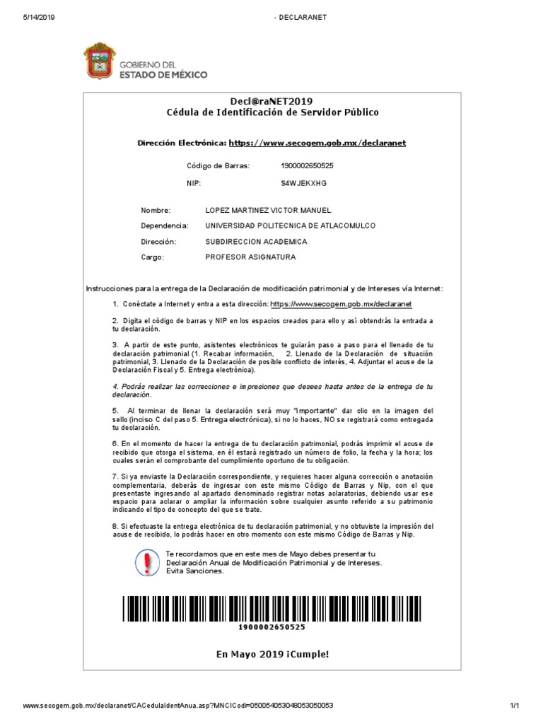 Declaranet | PDF | Informática | Informática y tecnología de la información