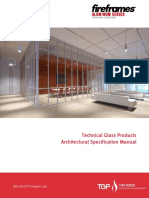 Technical Glass Products Architectural Specification Manual: Patent No. 9,045,900
