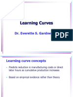 Learning Curves: Dr. Everette S. Gardner, JR