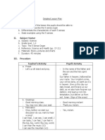 Grade 3 Lesson Plan: Human Sense Organs | PDF | Senses | Taste
