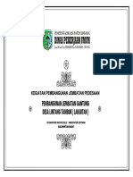 Gambar Pembangunan Jembatan Gantung Desa Lintang Tambuk ( Lanjutan )