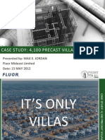 Case Study: 4,100 Precast Villas at Al Falah: Presented By: MAX E. JORDAN Fluor Mideast Limited Date: 15 MAY 2012