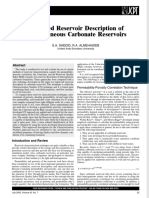 Enhanced Reservoir Description of Heterogeneous Carbonate Reservoirs