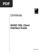 DataStage Universe Basic SQL Client Interface Guide