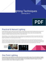 Unit 36 Lighting Techniques Laa