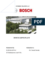 Bosch Jaipur Plant: Summer Training at