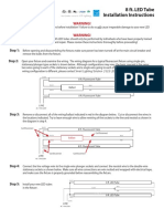 LED Tube Installation Instructions