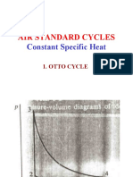 Air Standard Cycles: Constant Specific Heat
