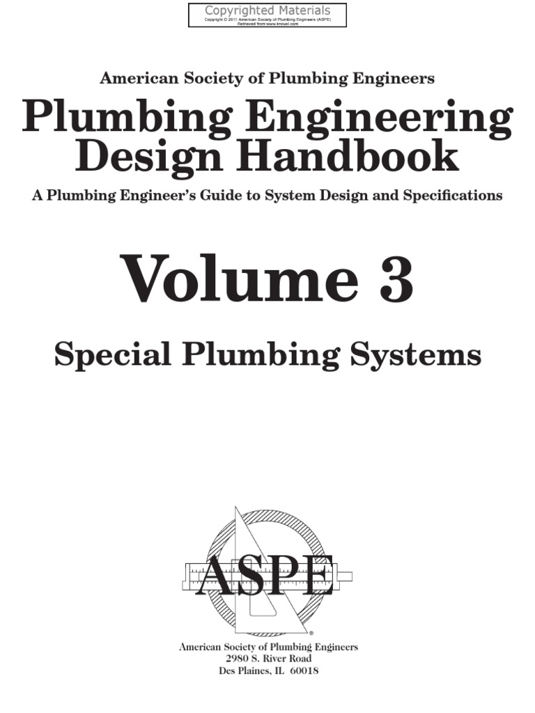 Plumbing Engineering Design Handbook A Plumbing Engineer’s Guide to