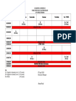 Learning Schedule for PARE-DISE Regular Program