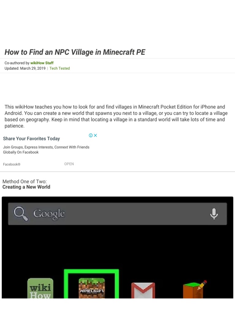 4 Ways to Play Minecraft PE Multiplayer - wikiHow