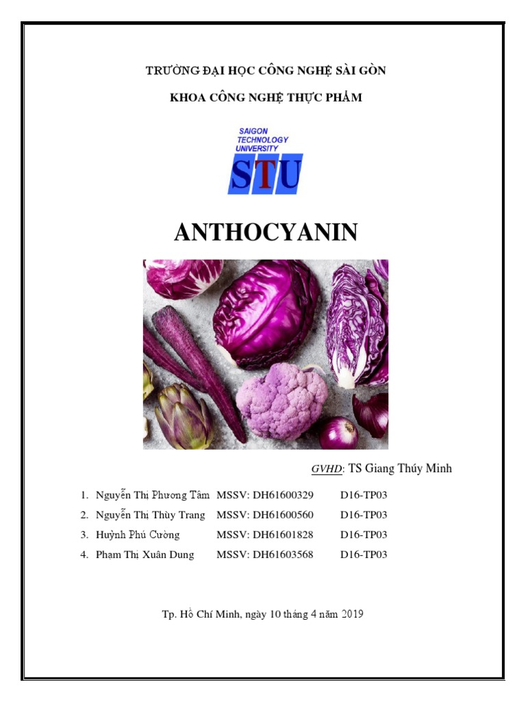 Anthocyanin intelligence overview