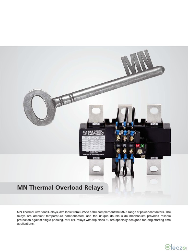 L&T MN Relays PDF Relay Power (Physics)