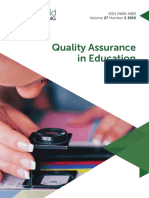Quality Assurance in Education Vol. 27 No. 2, 2019