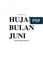 Download Hujan Bulan Juni- Sapardi Joko Damono by fajar haryanto SN42161503 doc pdf