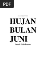 Download Hujan Bulan Juni- Sapardi Joko Damono by fajar haryanto SN42161503 doc pdf