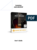 Evolution Jazz Archtop - User's Guide