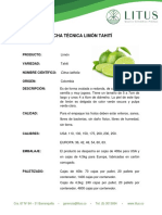 Ficha Técnica Limón Tahití