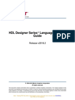 HDL Designer Series™ Language Support Guide Release v2018.2 © 1994-2018 Mentor Graphics Corporation