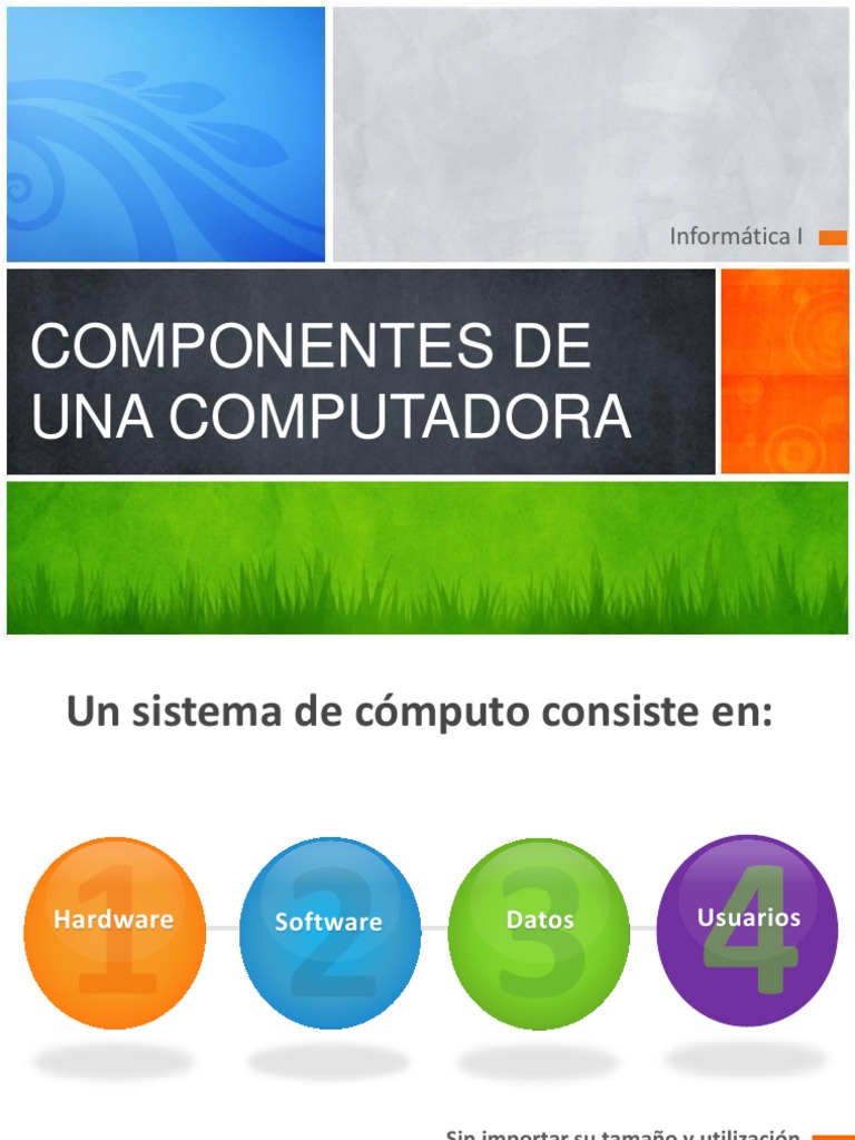 Informatica I2 | PDF | Hardware de la computadora | Unidad Central de ...