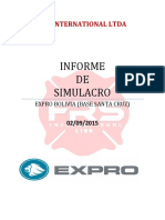 Simulacro Expro Bolivia