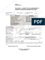 MG Al As As: Anexo "P" Picha Médica A La Directiva de Conscripción Y Reclutamiento Al Servicio Premilitar #08/19