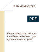Simple Rankine Cycle