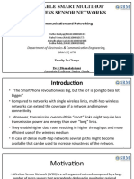 Reliable Smart Multihop Wireless Sensor Networks: Communication and Networking