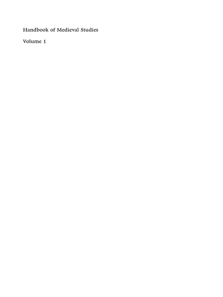 Studies | PDF Medieval Albrecht | Classen-Handbook of Discourse
