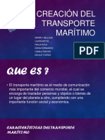 Creación Del Transporte Marítimo-1