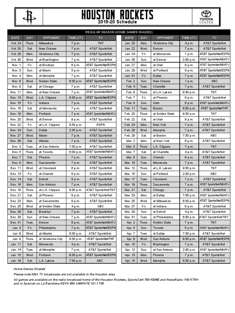 Houston Rockets March 2024 Schedule St Louis Cardinals Schedule 2024