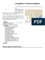 Lista de Mesorregiões e Microrregiões de São Paulo