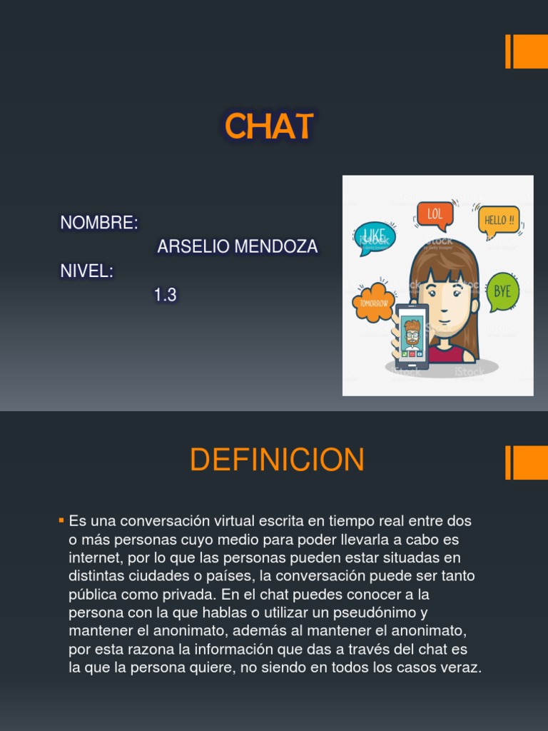 Chat | PDF | Chat en linea | Internet