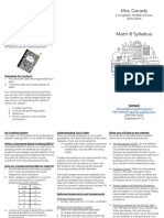 Trifold 8th Syllabus