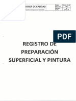 Registro de Preparacion Superficial y Pintura 2956