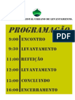 PROGRAMAÇÃO - Levantamento, Rua Do Couto, Penha Verde.