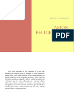 Amor, Beligerância, De Rafael F. Carvalho
