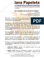 2019 07 11ColapsoDelSistemaDeSaludColombiano PDF