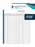 Registration Form Holy Trinity College