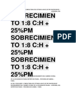 Sobrecimien TO 1:8 C:H + 25%PM Sobrecimien TO 1:8 C:H + 25%PM Sobrecimien TO 1:8 C:H + 25%PM