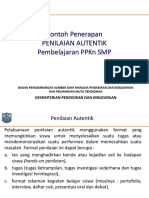 Contoh Penerapan Autentik PPKN SMP